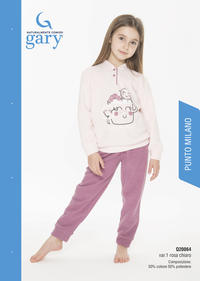 LITTLE GIRL PAJAMAS Q30064 Tellini S.r.l. Wholesale Clothing